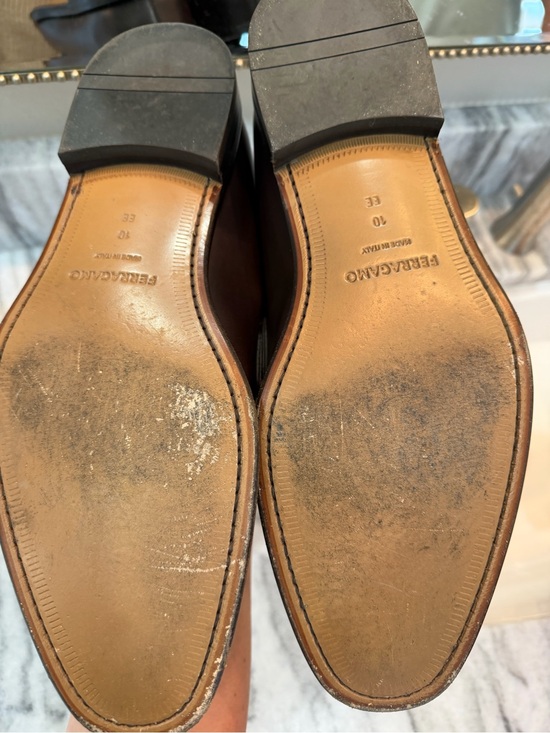 Salvatore Ferragamo Dark Brown Leather Bit Loafers main image 5